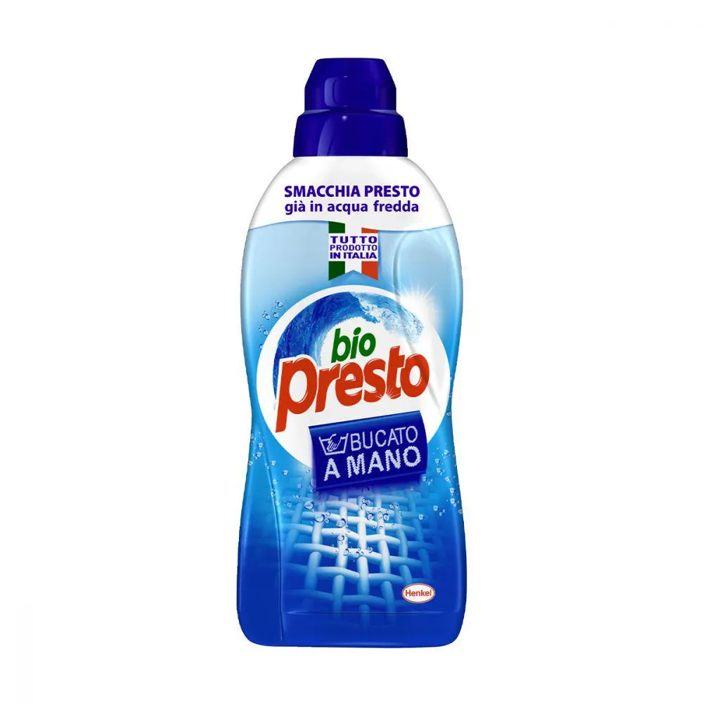 Bio Presto Detersivo Lavatrice Liquido Bucato a Mano 750ml