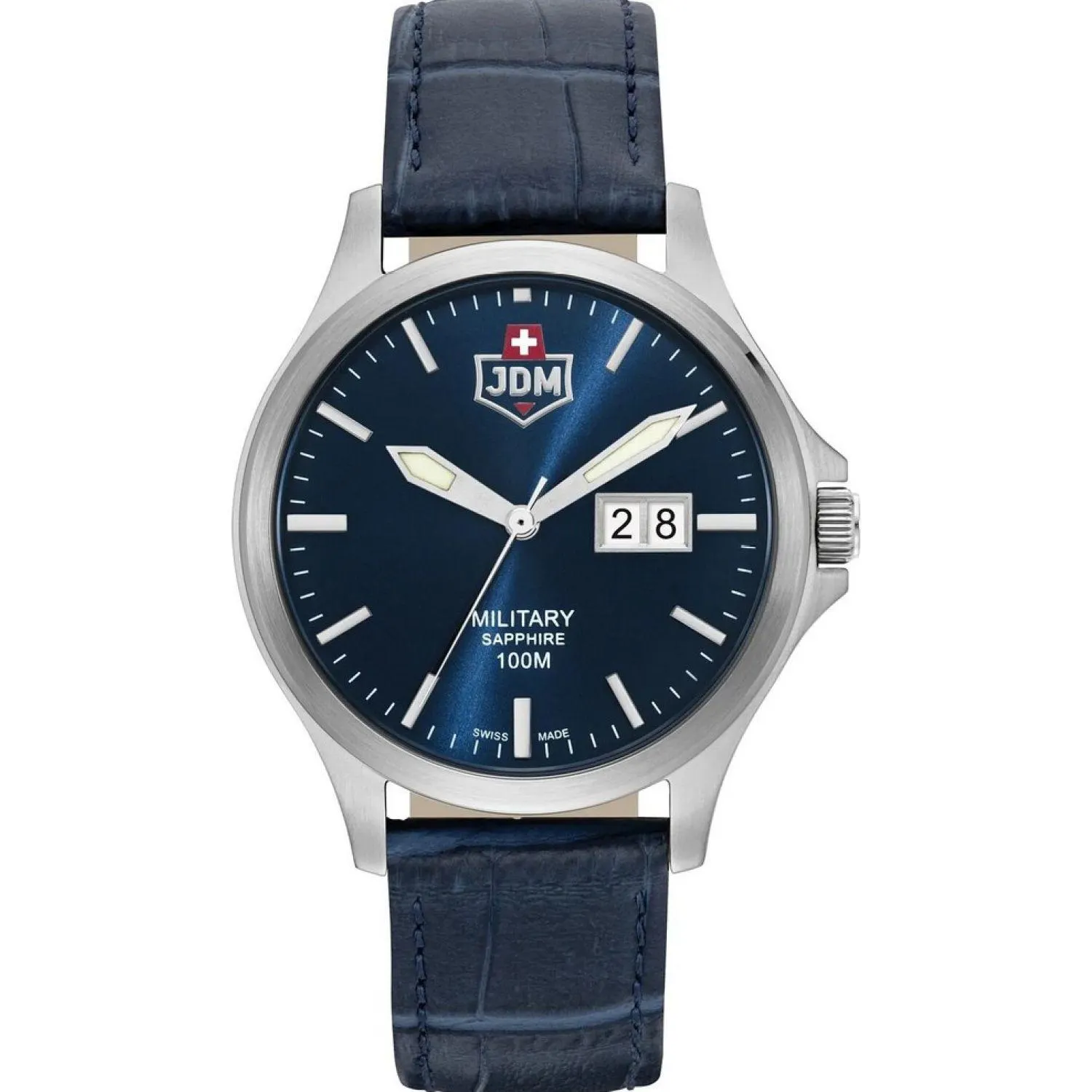 Reloj Wg014-08 Alpha Big Date Hecho En Suiza Para Hombre