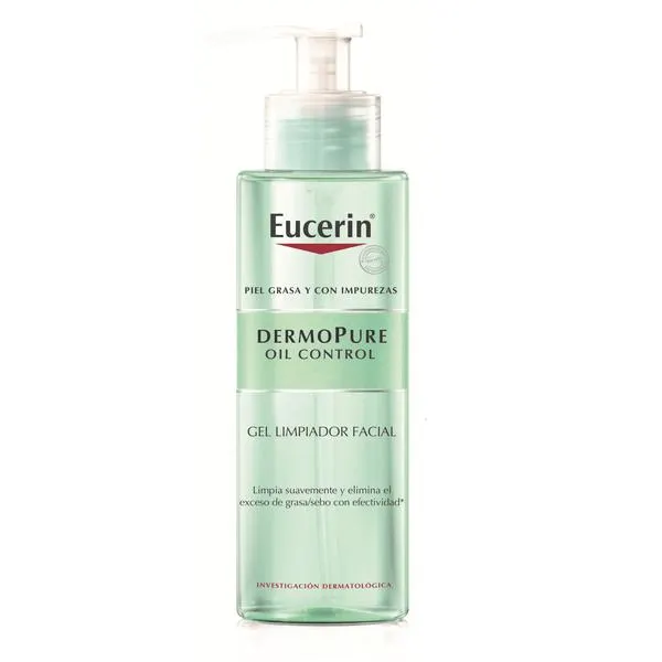 Gel Limpiador Diario Eucerin Dermopure Oil Control para Piel Grasa x 400 ml