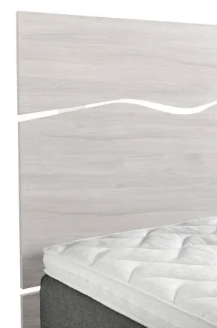 AALTO-sängynpääty L 170 cm, 170 cm, hopea jalava