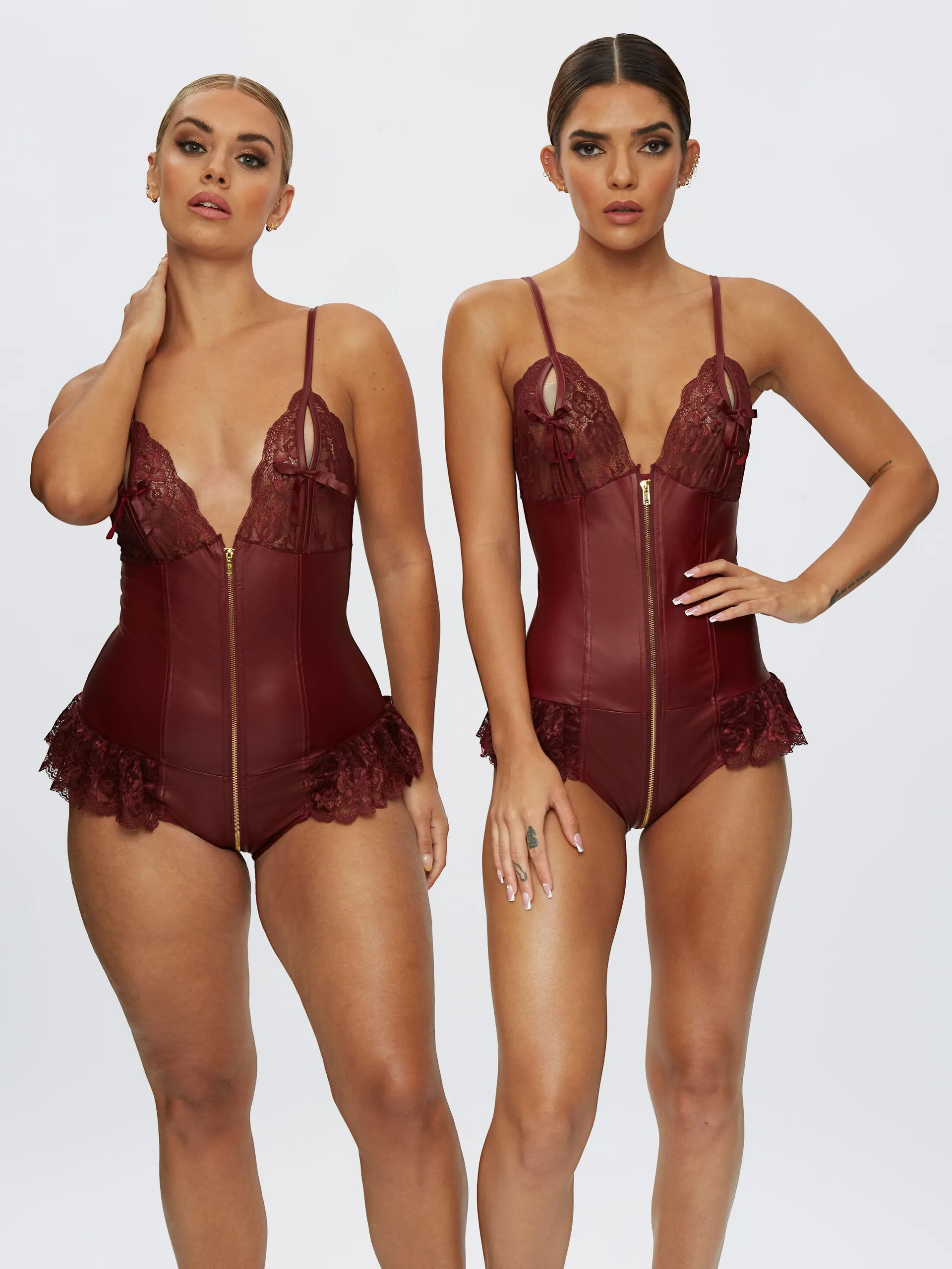 Tasha Crotchless Teddy