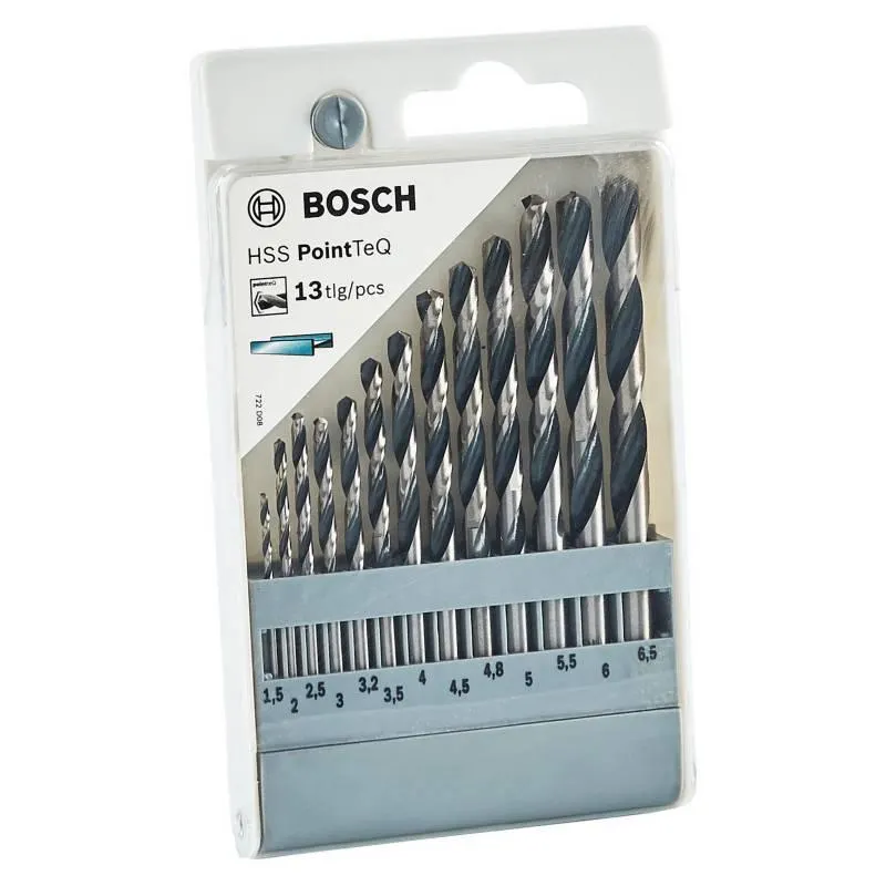 Juego de 13 Brocas Metal HSS PointTeQ Bosch