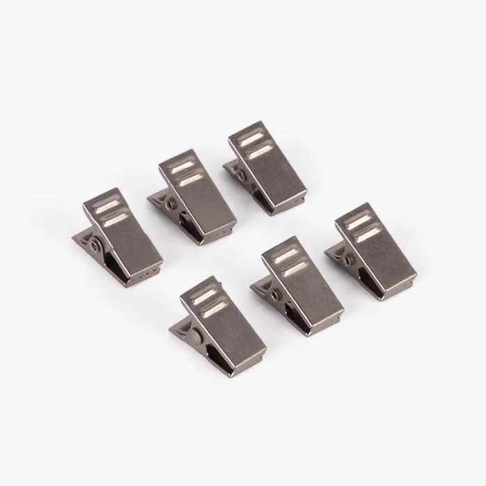 Mola para junção cortinados Barroco prateado (conjunto 6)