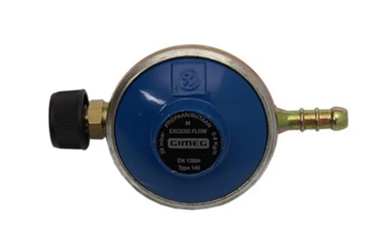 Gimeg Campingaz drukregelaar 29 mbar slangpliaar - blauw