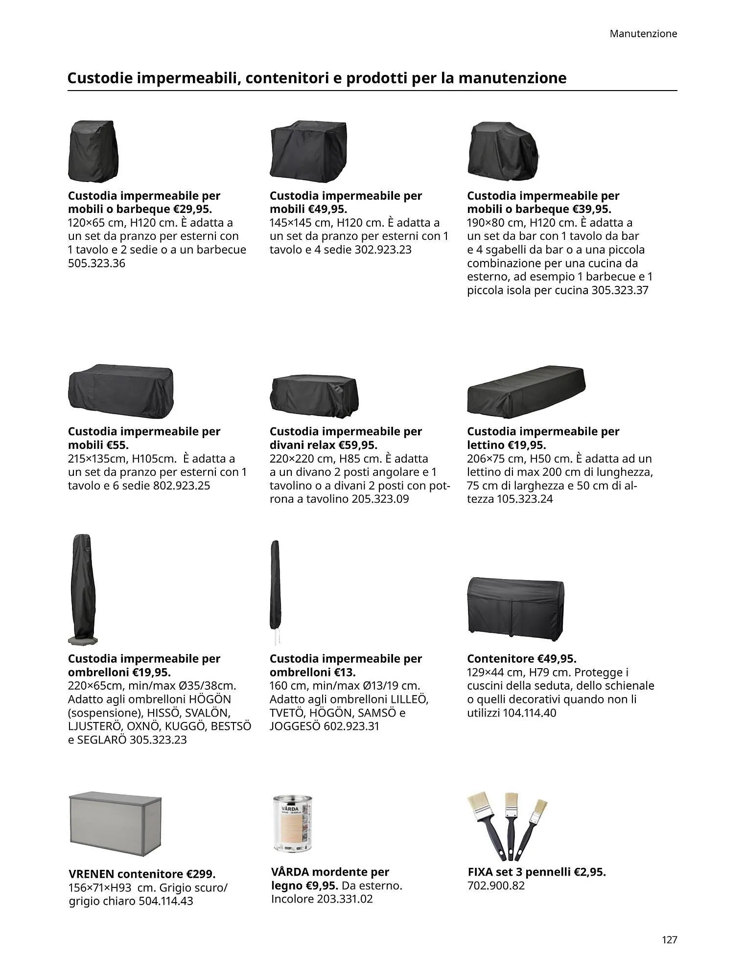 Volantino IKEA da 10 marzo a 30 settembre di 2023 - Pagina del volantino 127