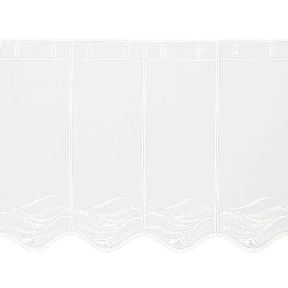 REITER Kurzgardine bestickt