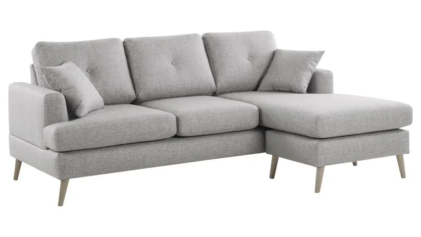 SANZA-divaanisohva Rocco-kangas, beigeharmaa