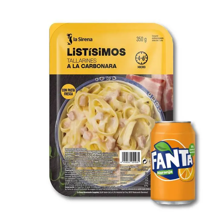 Menu&GO Listisimos + Bebida