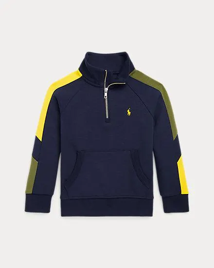 Double-Knit Quarter-Zip Sweatshirt