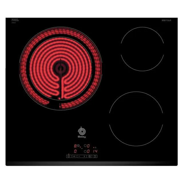 Placa vitrocerámica Balay 1 zona gigante de 28 cm - 3EB715LR