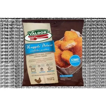 Valdor Nuggets Deluxe Quick-Frozen Ready-Fried Chicken Breast Fillets in Corn Flakes Bread 540 g