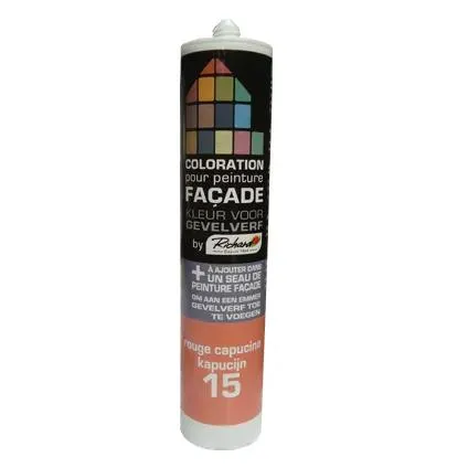 Colorant pour peinture façades Richard rouge capucine 450 gr