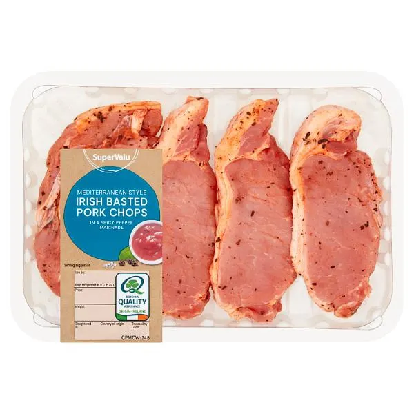 SuperValu Mediterranean Basted Irish Pork Chops (425 g)