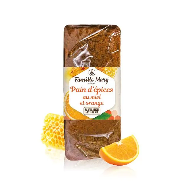 Pain d'épices au miel et écorces d'orange