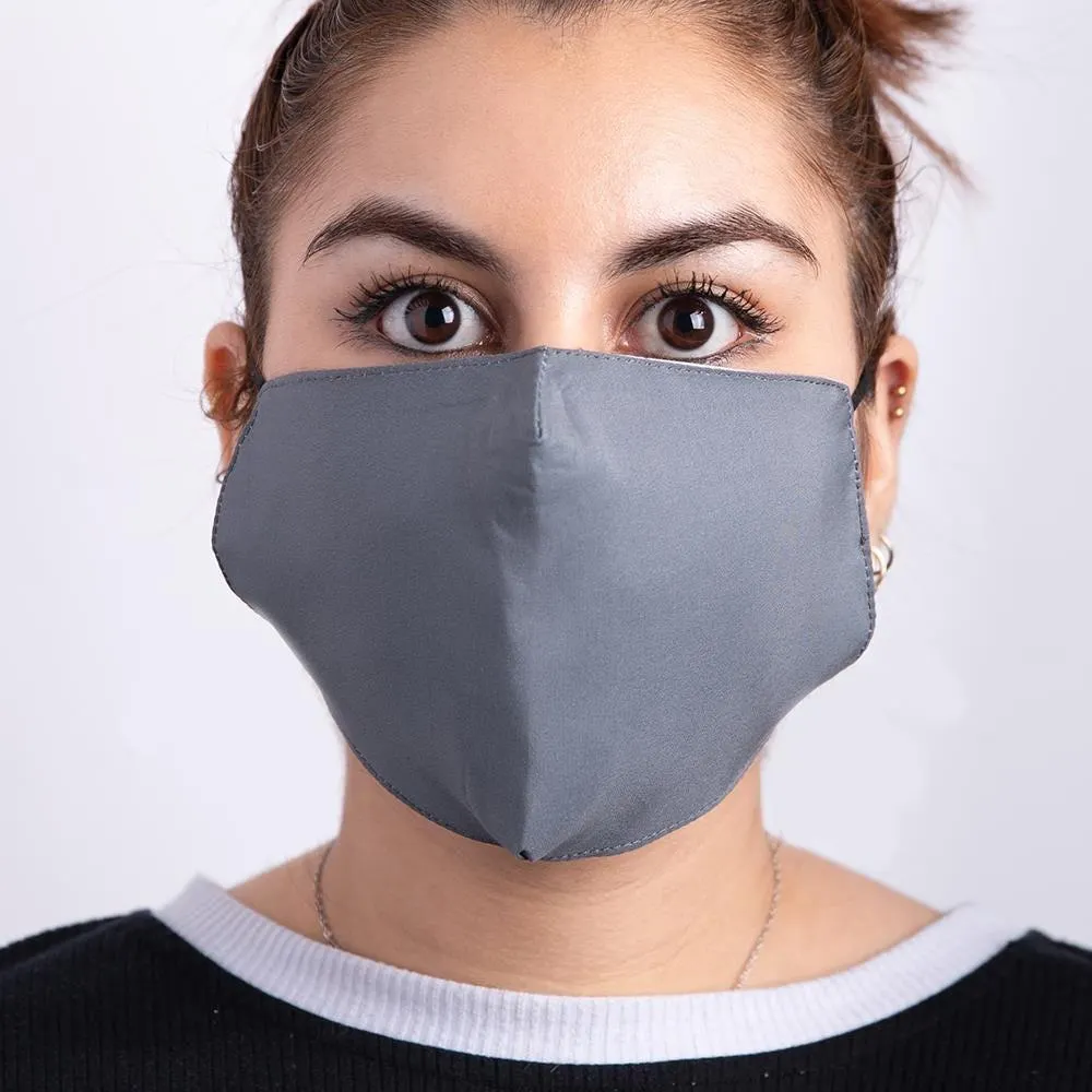 Harman Decorative 'Solid' Adult Face Mask (Charcoal)