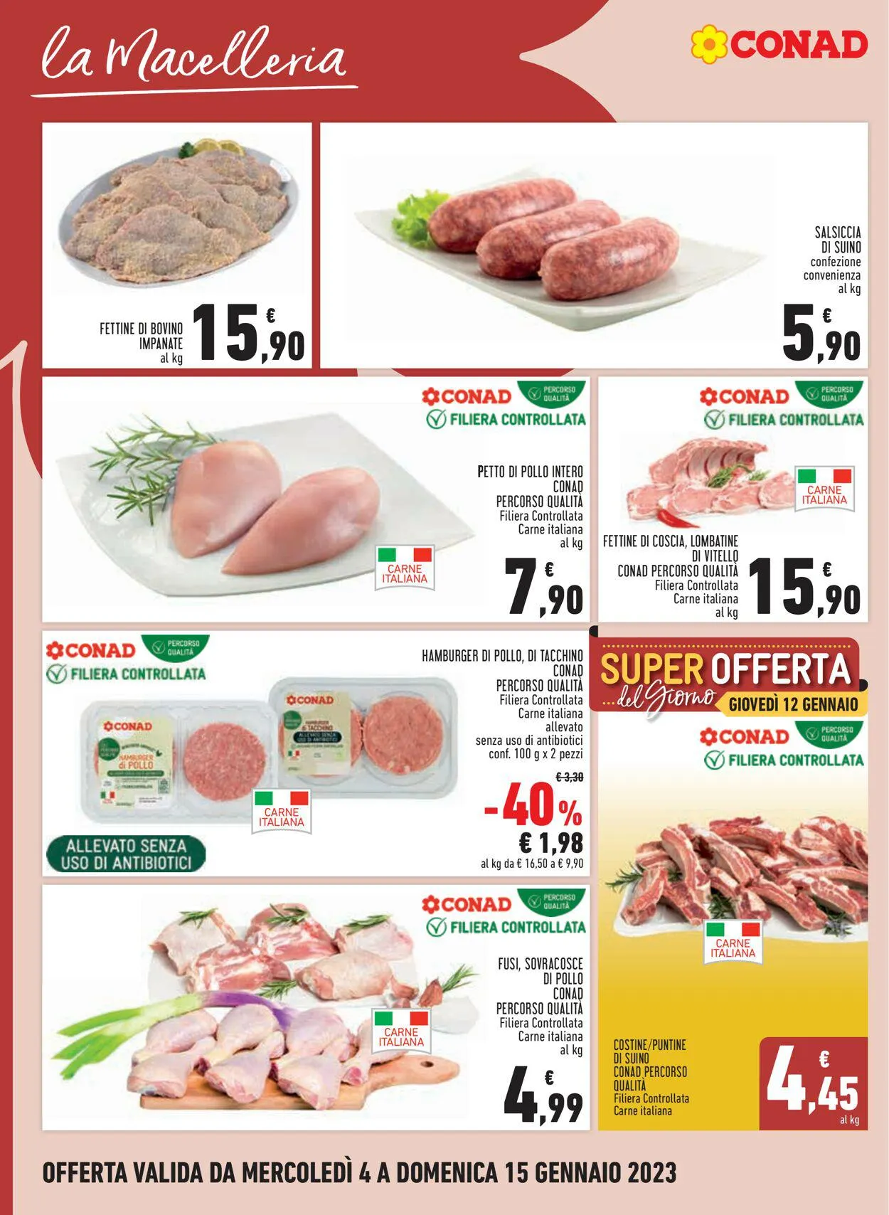 Conad Volantino attuale da 4 gennaio a 1 febbraio di 2024 - Pagina del volantino 4