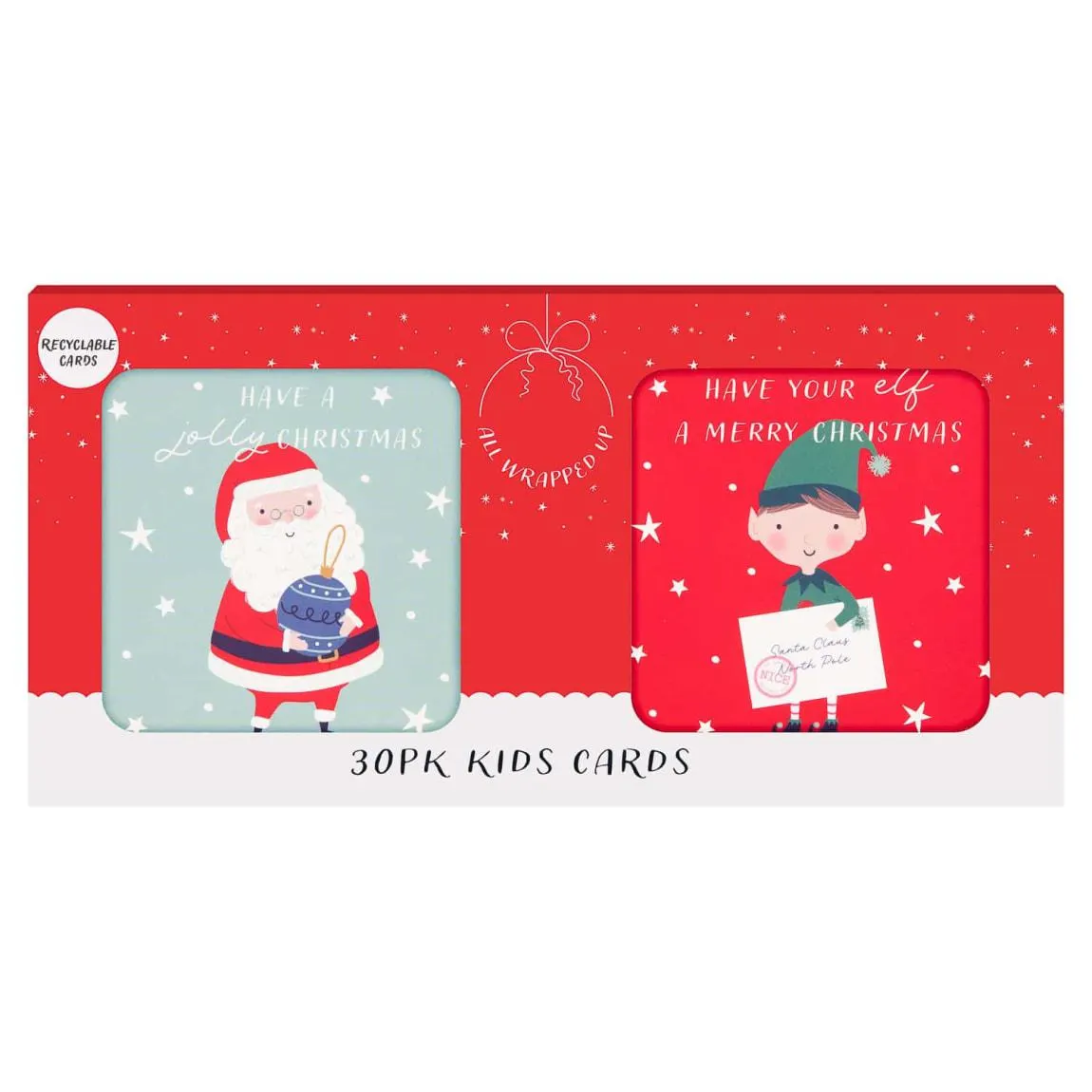 Christmas Kids Cards 30pk
