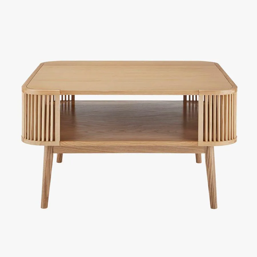 Mesa de centro de madeira 80x80x45 cm DAMASCO