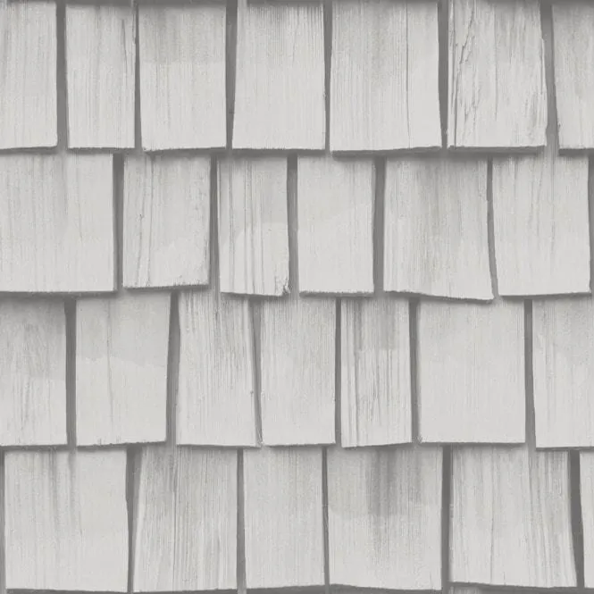 Colorado Wood Tile wallpaper in light grey