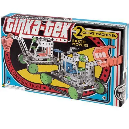 Tinka-Tek Metal Construction Set – Digger & Excavator