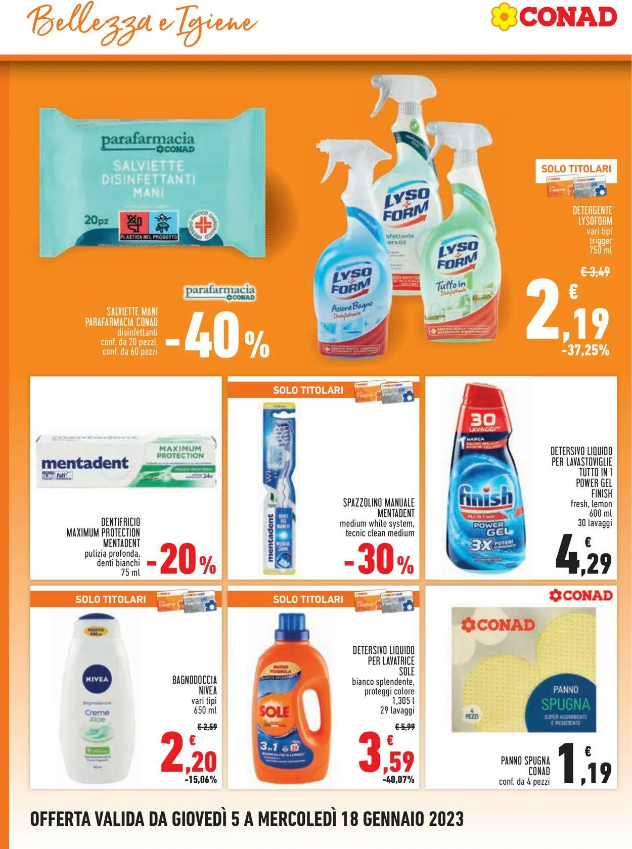 Conad Volantino attuale da 4 gennaio a 1 febbraio di 2024 - Pagina del volantino 14
