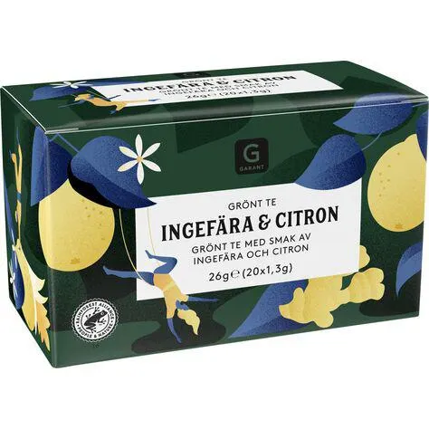 Ingefära Citron Grönt Te