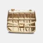 Bolso de mujer con efecto acolchado con correa corrediza