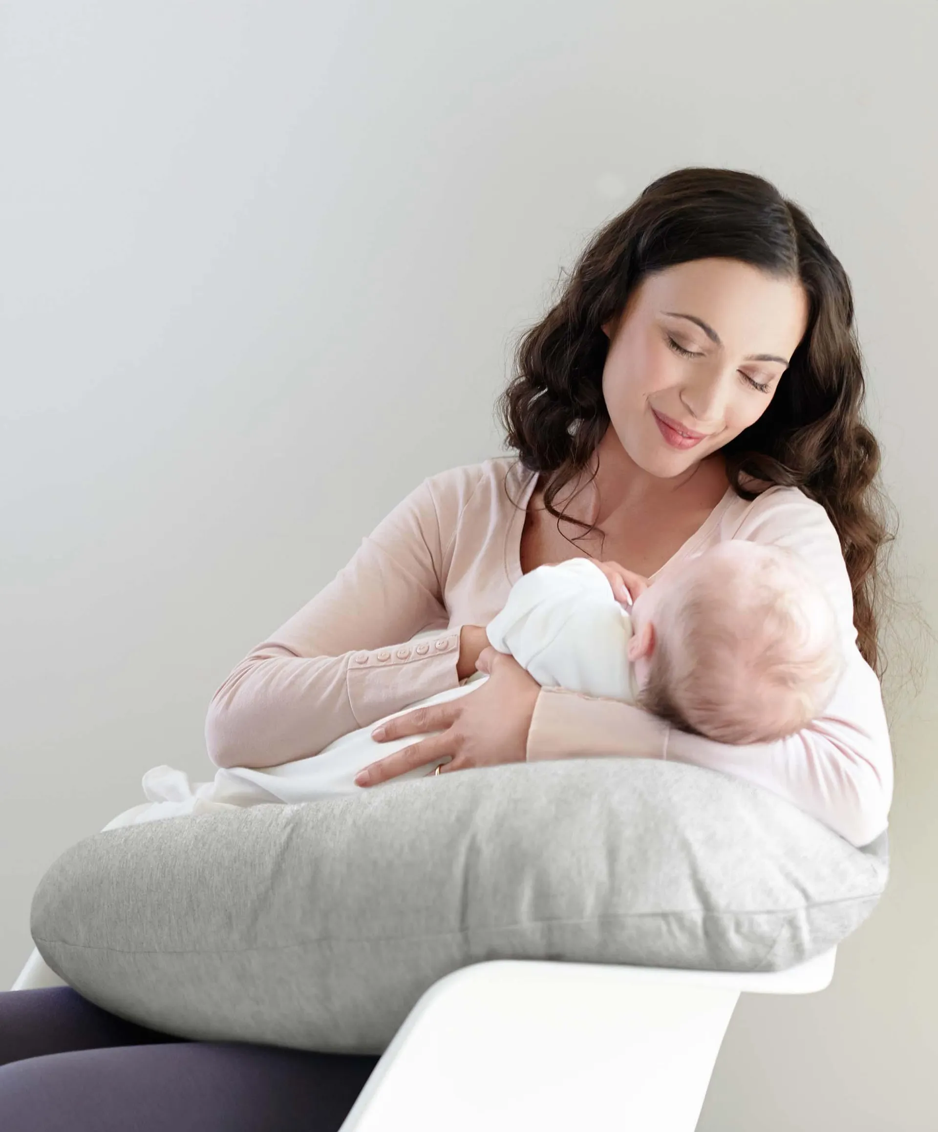 Nursing Pillow - Soft Grey