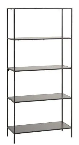 Shelving unit HORBELEV 5 shlv wide black