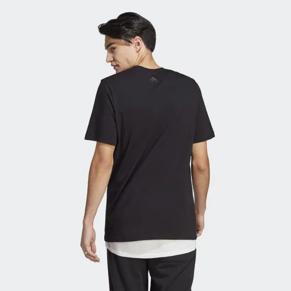 Essentials Single Jersey Linear Embroidered Logo Tee