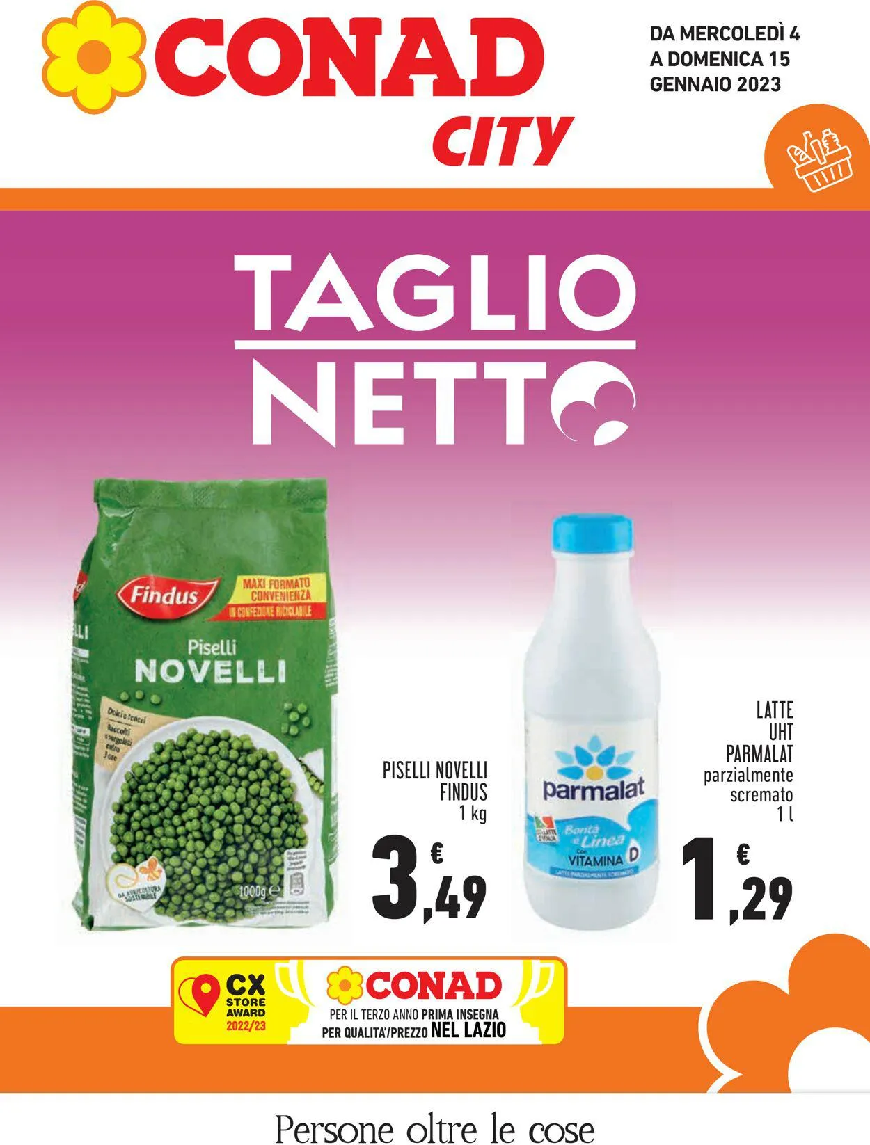 Conad Volantino attuale da 4 gennaio a 1 febbraio di 2024 - Pagina del volantino 1