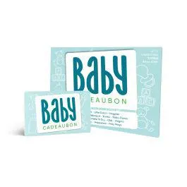 Babycadeaubon blauw