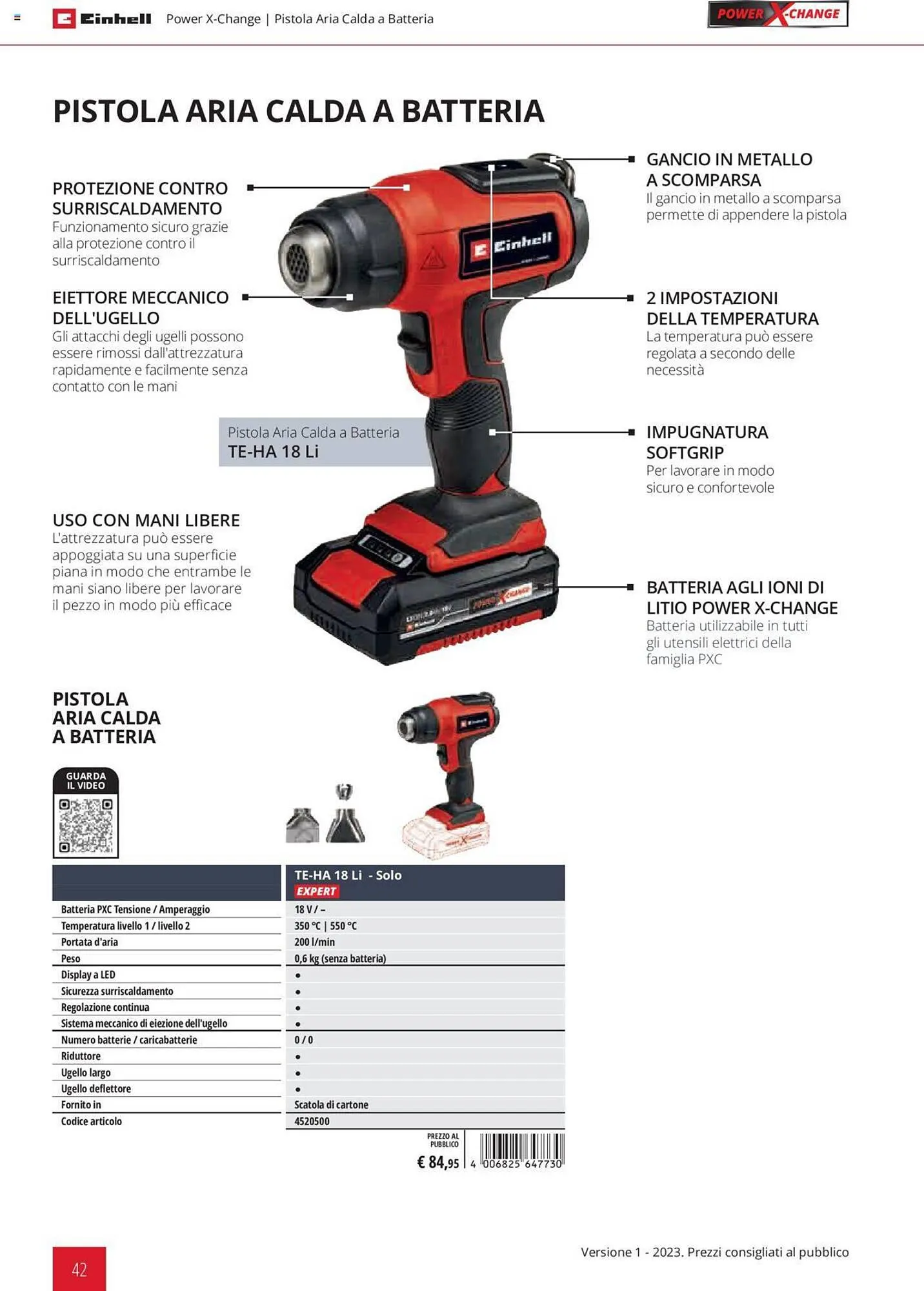 Volantino Einhell da 1 febbraio a 31 dicembre di 2023 - Pagina del volantino 42
