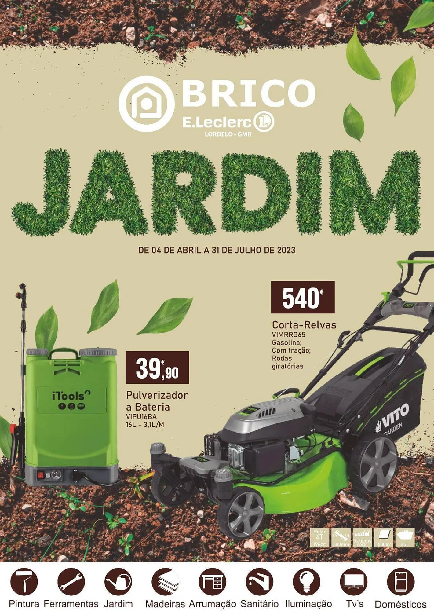 Folheto Folheto E.Leclerc de 4 de abril até 31 de julho 2023 - Pagina 1