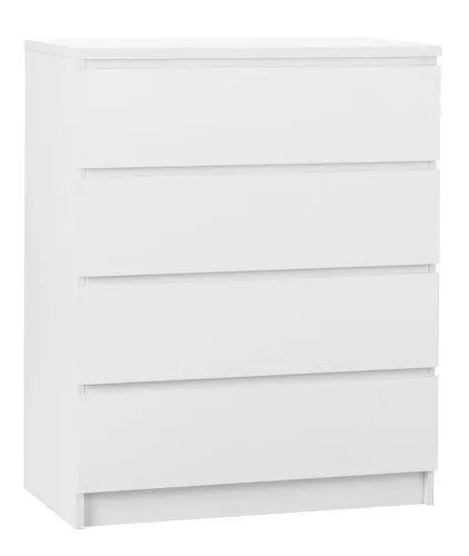 Comodă 4 sertare LIMFJORDEN albă