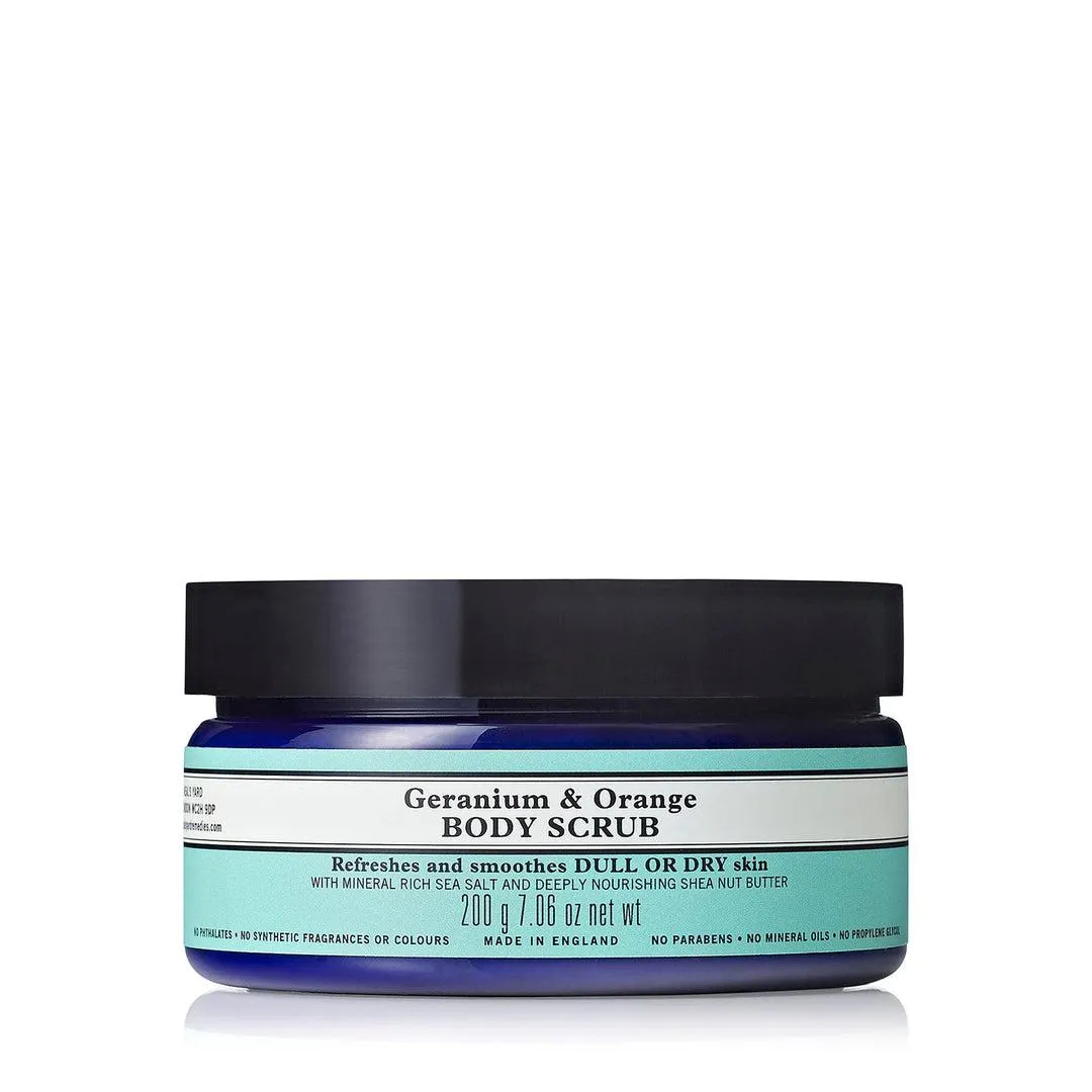 Geranium & Orange Body Scrub 200g