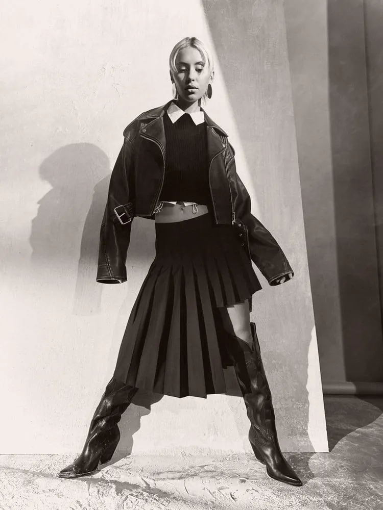 GIUBBOTTO EFFETTO PELLE.