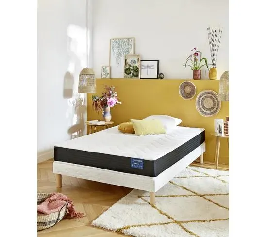 DREAMEA Matelas + sommier 140x190 cm EPSILON 2