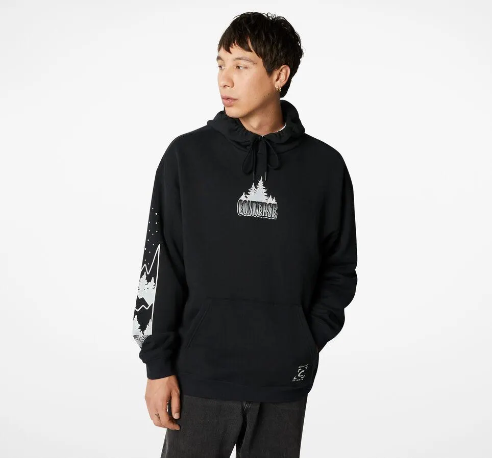 Sudadera con capucha estampada para exteriores