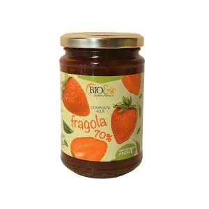 COMPOSTA DI FRAGOLA CON AGAVE 320G - BIO&TE