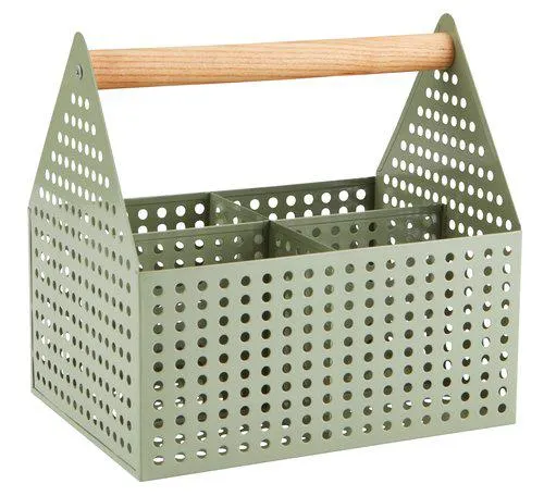 Storage box VICKLEBY W15xL20xH20cm green