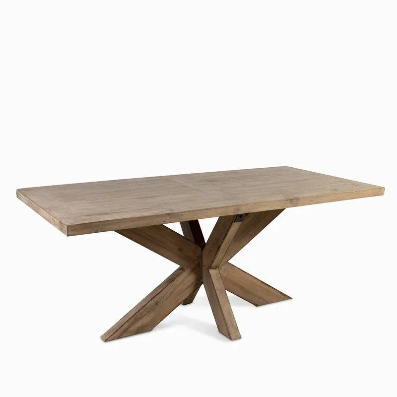 Comedor base en equis 76x180x90cm