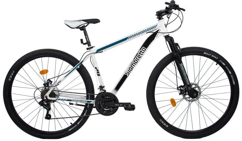 BICICLETA RODADO 29 T18 MOUNTAIN BIKE 5 PRO BLANCO/NEGRO - SIAMBRETTA