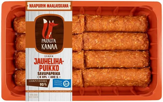 Naapurin Maalaiskanan jauhelihapuikko, savupaprika 480g