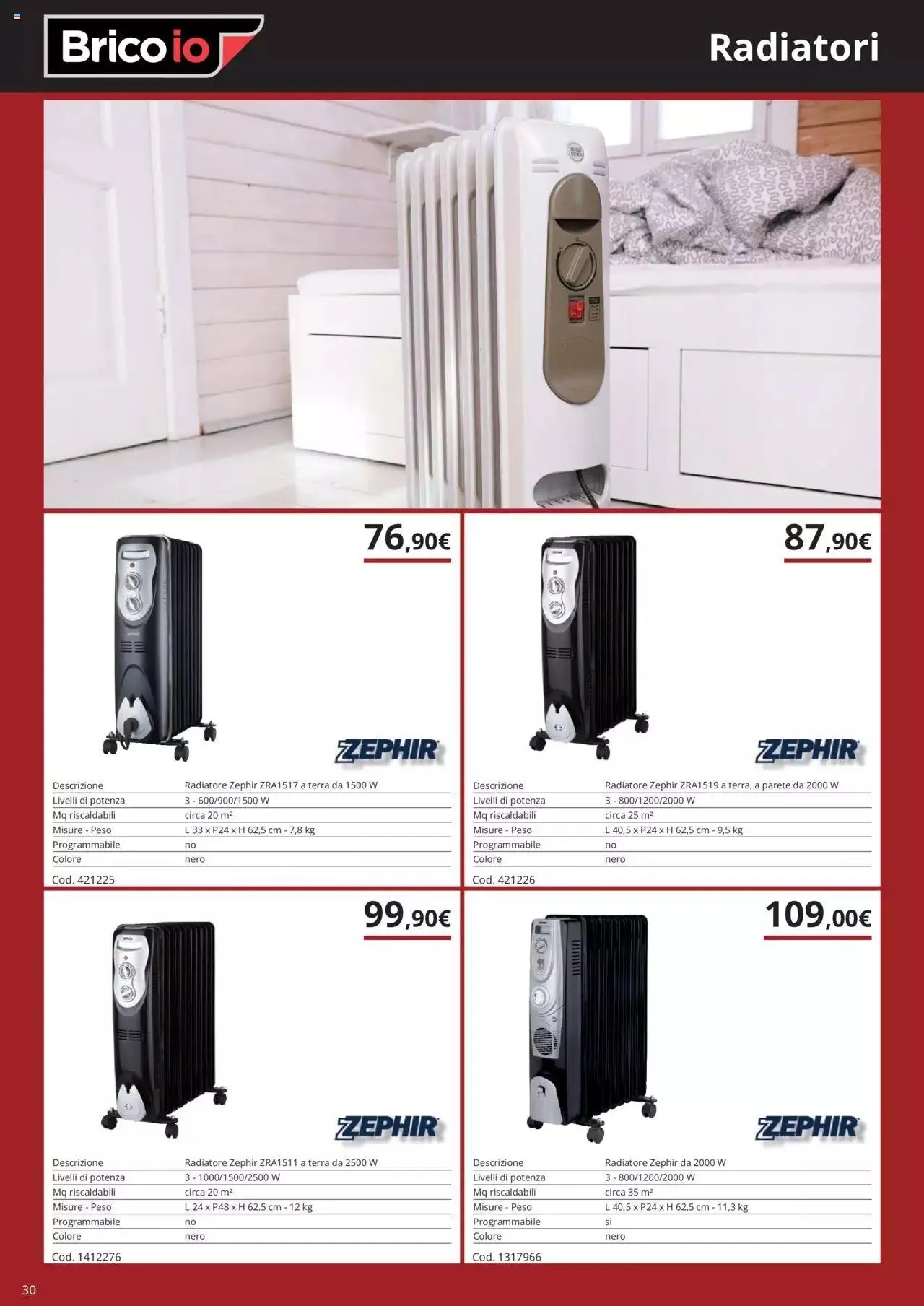 Brico io - Catalogo Riscaldamento da 1 ottobre a 31 dicembre di 2023 - Pagina del volantino 30