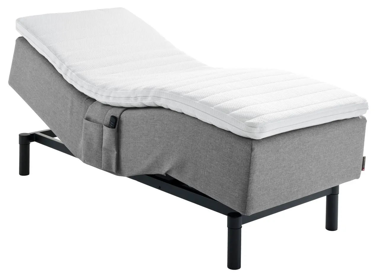 Asko Bonnell AADA-moottorisänky 80 x 200 cm Tummanharmaa, ilman sijauspatjaa ja jalkasarjaa