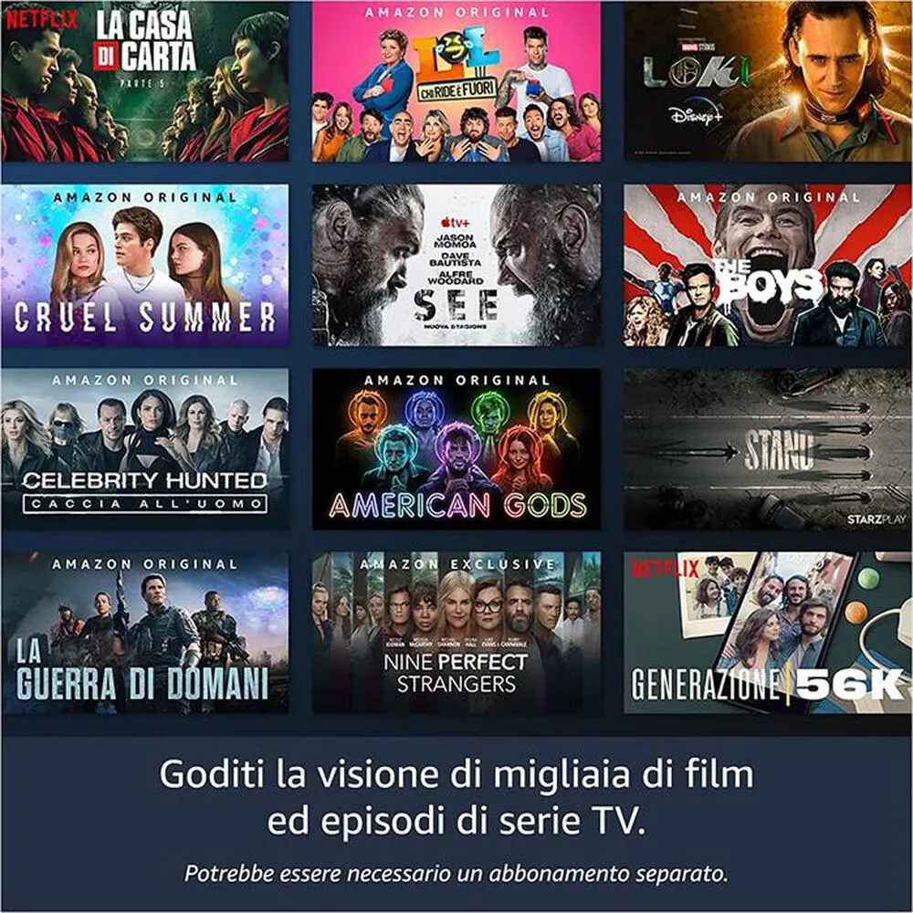 AMAZON - FIRE TV STICK 4K ULTRA HD-Nero