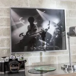 CORNICE LILA 40X50 CM PVC ARGENTO