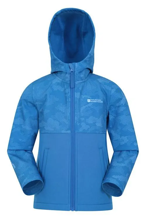 Exodus Kids Camo Print Softshell