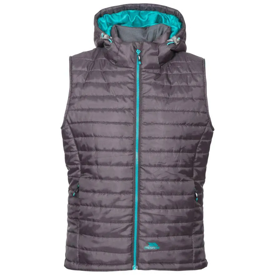 Trespass Womens Hooded Padded Gilet Aretha